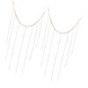 2pcs Hanging Photo Display Wall Decor with Wooden Beads Tassels