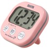 Tanita Dekamie Timer TD426PK Kitchen Timer, Washable, Pink, 3.3 x