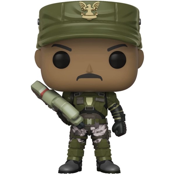 Funko POP! Games: Halo Sergeant Johnson (Styles May Vary) Collectible Figure, Multicolor