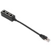 RJ45 Ethernet Adapter Cable Extension Function 1 to 3 Port