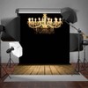 LYLYCTY 5x7ft Luxurious Crystal Chandelier Backdrop Dim Light Photography Background