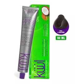 Küül Tinte Para El Cabello Kuul Color System Permanente 90 Ml Tono 4 castaño