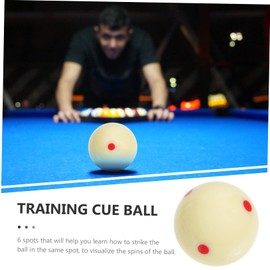 NOLITOY Billiard Ball Training Ball with Spot Markings for Accurate Striking High Grade for Game Rooms Sports Matches