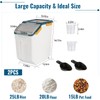 MXCELL 2 Pack Rice Container 25 lbs Large Bulk Flour