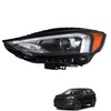 TJHSM Headlight Assembly Headlamp Black Left Side Replacement for 2019-2023