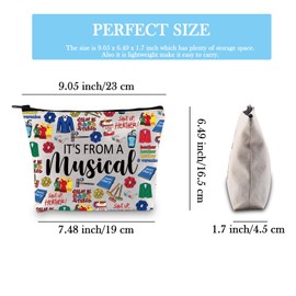 Heather EU Broadway Musical Theater Fans Gift - Inspired Gift It's from A Musical Theatre Makeup Bag