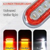 Agrieyes 6 Inch Oval LED Trailer Lights, Submersible Boat Trailer