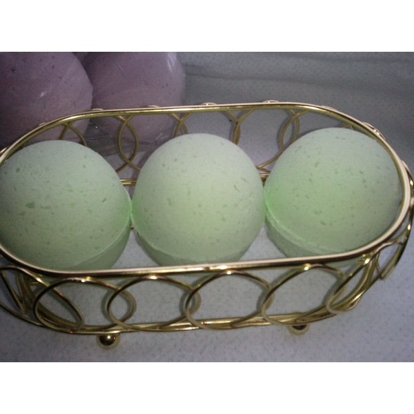 Spa Pure ISSEYMIYAKE Bath Bombs - 3 XL Fizzies, Ultra-Moisturizing, Natural, Organic, Made with Shea, Mango and Cocoa Butter