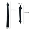 BFMY Decorative Metal Garage 4 Hings and 2 Handles, Decorative