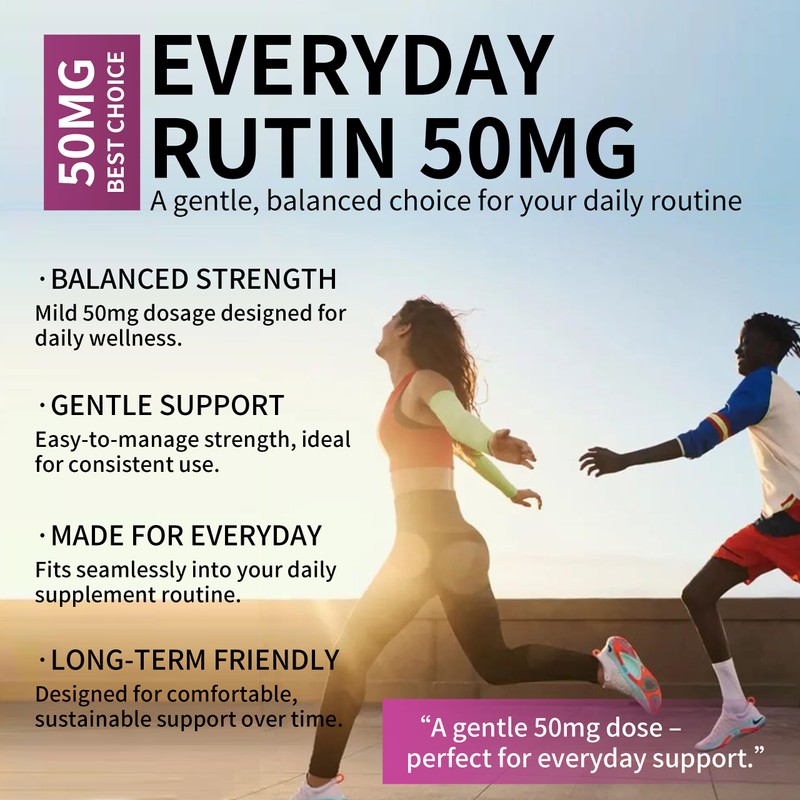 Total Natural Rutin 50mg 90 Tablets [1 Bottle], Help Absorb