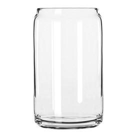 Libbey Glass Can (Set of 24), Clear