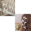 MOCOXYKLXY Ribbon Hair Clips, Mini Small Beveled Clips, Cute, Set
