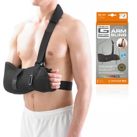 Neo-G Arm Sling for Shoulder Injury Arm Injury Recovery, Pre/Post Surgery - Airflow Breathable Lightweight Shoulder Sling - Adjustable Straps - Class 1 Medical Device