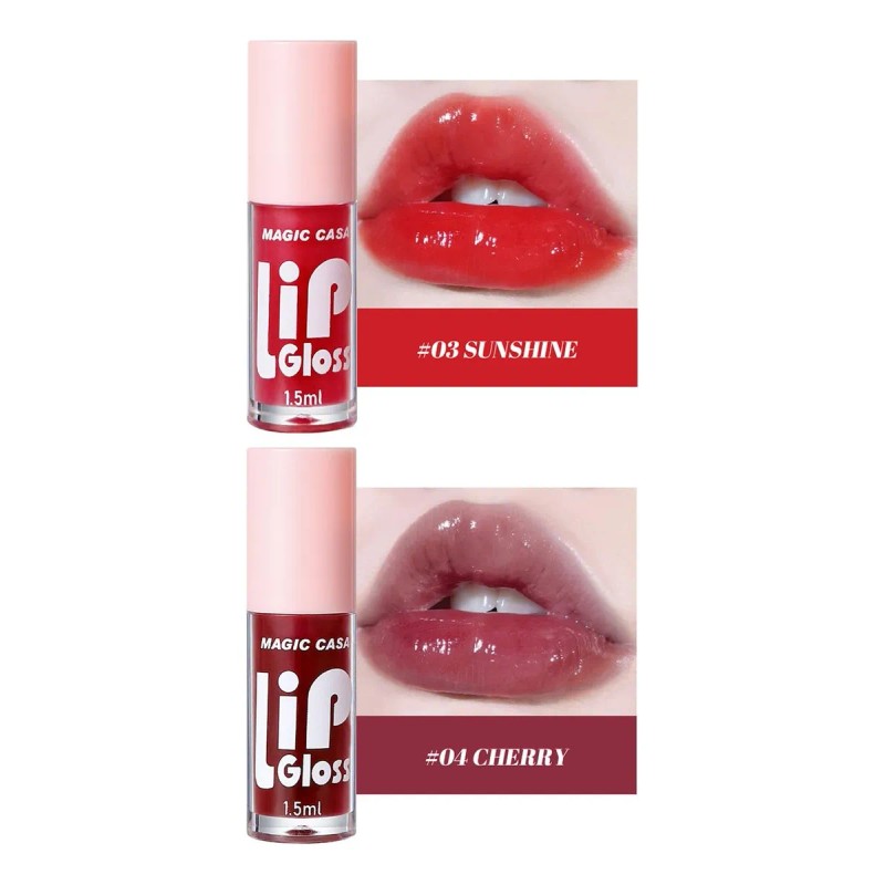 Set De 6 Aceites Para Labios Lip Glow Oil Gloss