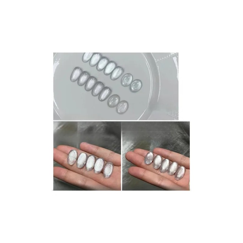 Gel Holográfico Semipermanente Para Ojos De Gato, 2 Unidades