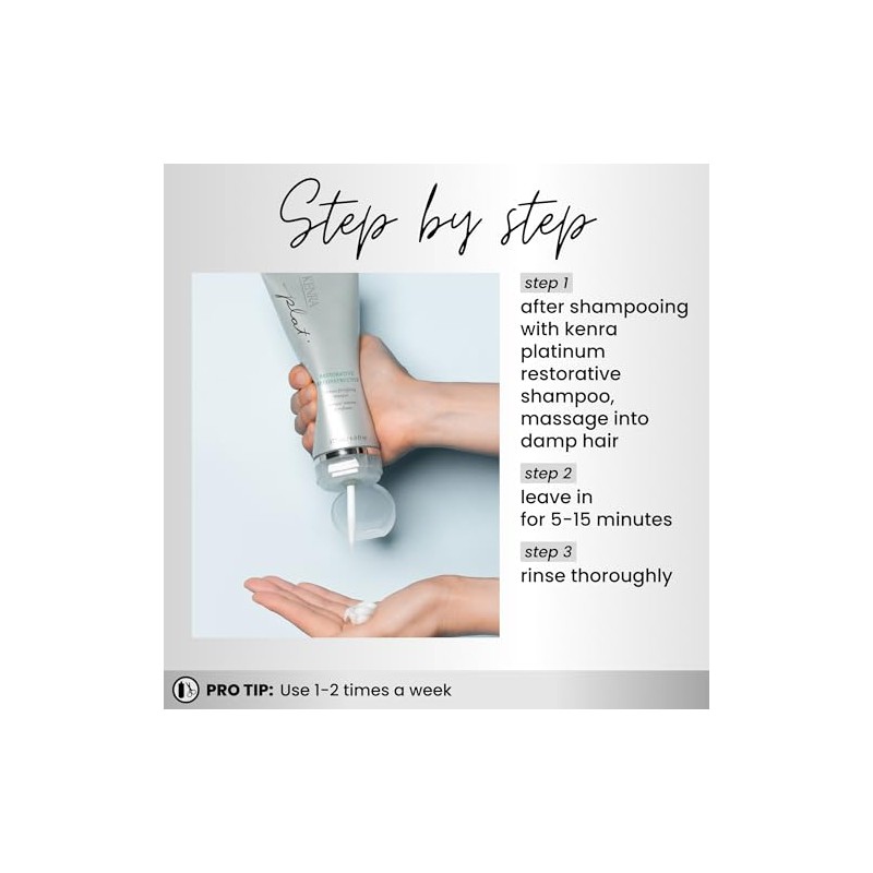 Kenra Platinum Restorative Reconstructor Tratamiento reconstructor ultra fortificante Restaura enlaces