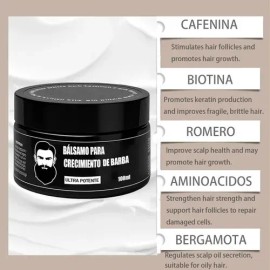 2pcs Cosmetics Para Barba, Hidrata Y Fortalece La Barba T