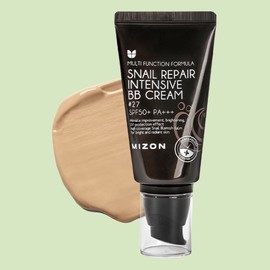 Anjumain Mizon Snail Repair Intensive BB Cream SPF50+ PA+++, No. 27 Honey Beige, 1 piece / 미즈온 스네일 리페어인텐시브 비비 BB크림 SPF50+ PA+++, 27호 허니 베이지, 1개