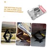 GRIRIW Electric Tongue Jack Foot Pad Detachable Support Plate and