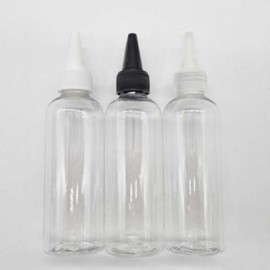 Pointed Cap Empty Bottle 100ml White Cap Cosmetic Empty Bottle 7ea