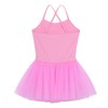 JanJean Kids Girls Sequined Camisole Ballet Dress Leotard Skirt Ballerina
