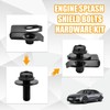Lainballow 60 Sets M6-1.0 Bolts & U-Nuts Kits, Engine Under