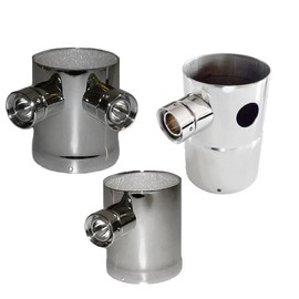 Bev Rite CTE16 Beer Column Tower Extension, Stainless Steel