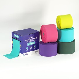 Healthy You® Latex Resistance Exercise Band 50 Yard (V2 Violet - Level 4)