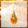 Autumn Wreaths for Front Door, Autumn Door Wreath Gnome Decorations