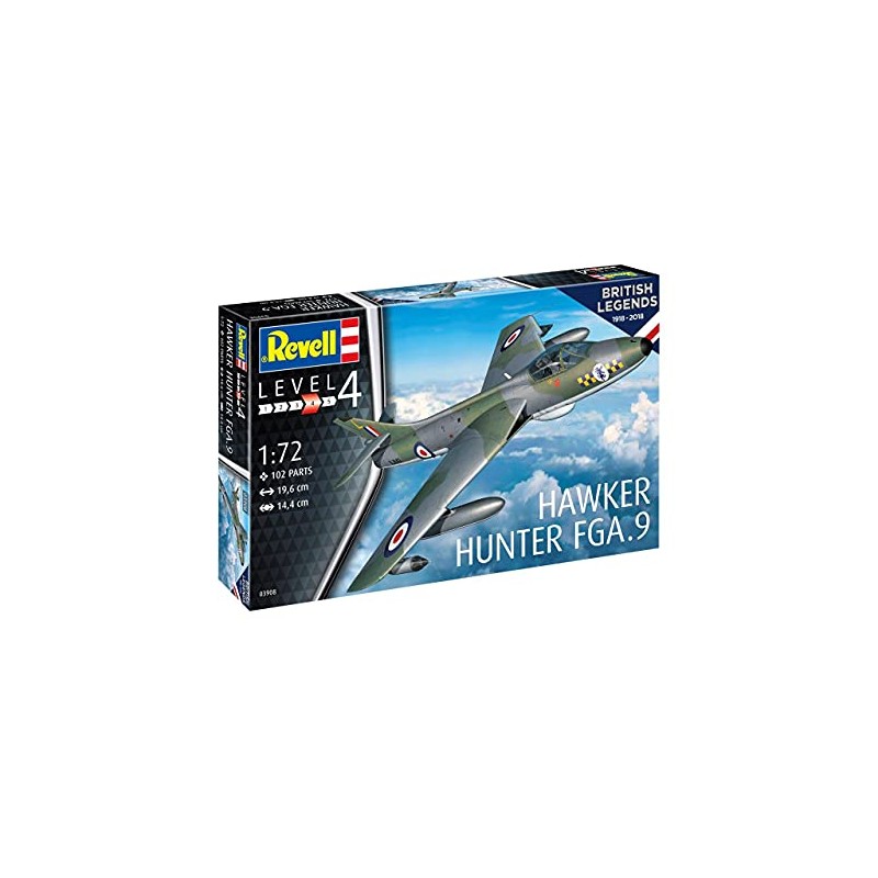 REVELL GmbH & Co.KG British Legends Hawker Hunter Pack of