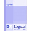 Nakabayashi NO-B525A-5P Logical Notebook, A Ruled, B5, Pastel, Pack of