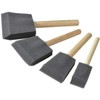 HSD Premium Foam Brush Set Wooden Handle Sponge Painting Craft