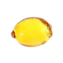 Vaguelly 116g Creative Crystal Lemon Figurine for Home Decor Realistic Fake Fruit Ornament for Living Unique for Boys and Girls and Crystal Collectors Eye-catching Decorative Accent