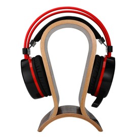 ONEGenug Headphone Stand Wood Gaming Headset Stand Headphone Holder Earphone Stand for Over-ear Headphones