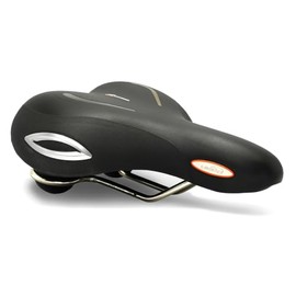 Selle Royal Unisex Lookin Relaxed Stracciatella Bicycle Saddle, Black, 260 x 228 mm