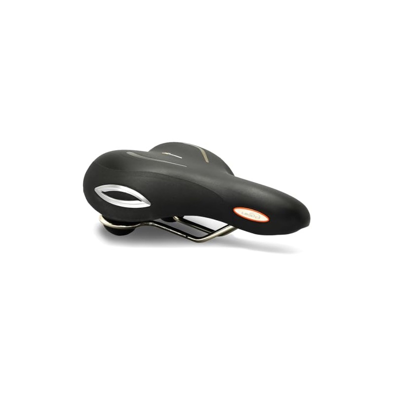 Selle Royal Unisex Lookin Relaxed Stracciatella Bicycle Saddle, Black, 260