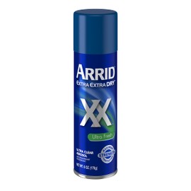 Arrid ARRID XX Ultra Clear Anti-Perspirant Deodorant Spray, Ultra Fresh 6 oz (Pack of 3)