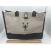 Aricsen Fabric Canvas Tote Bag With Handles 2-Pack Zodiac Sign