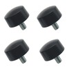 4pcs End Cap Finials for Curtain Rods 3/4" Curtain Rod