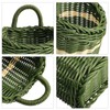 COLLBATH Wicker Basket Stackable Storage Baskets for Dishwasher Wall Storage