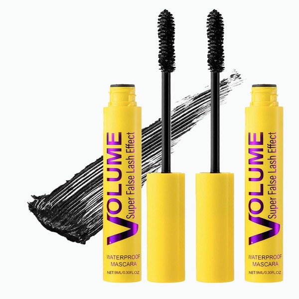 2-Pack Waterproof Bubble Mascara – Volumizing & Defining, Clump-Proof for