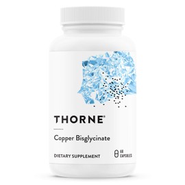 THORNE Thorne Copper Bisglycinate - Well-Absorbed Trace Mineral Supplement - 60 Capsules
