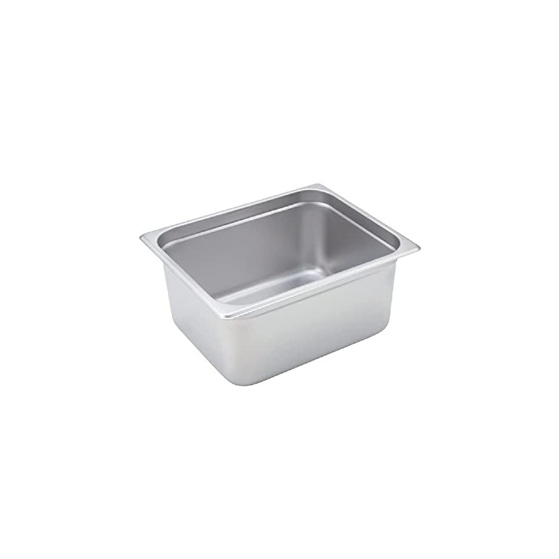 Winco Steam Table Pan, half size x 6 inch deep