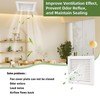 2 Pcs C350GN Bathroom Fan Cover Replacement with Springs Plastic