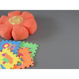 PVC Flooring Vinyl Flooring in Plain Grey, DIN A4 Sample Piece