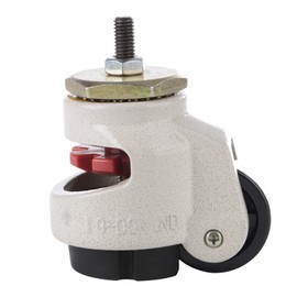 DOACT M8 Levelling Casters, 4Pcs Heavy Duty Level Adjustment Caster Threaded Stem Industrial Roller Wheel