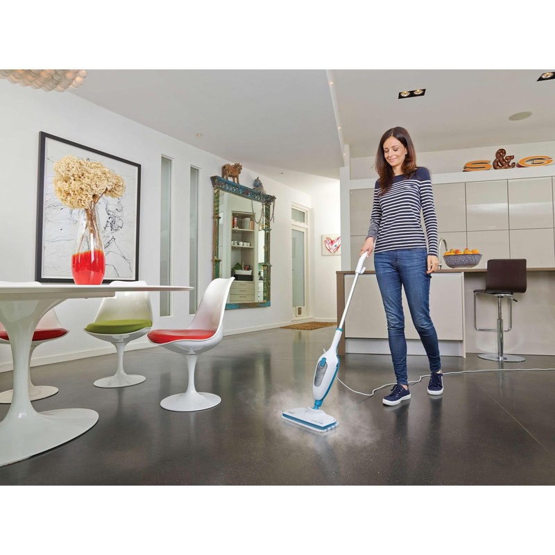 BLACK+DECKER Steam Mop, White (HSM13E1)
