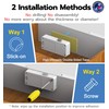 eLinkSmart Smart Cabinet Lock, Hidden No Drill Adhesive Magnetic Baby