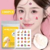 100pcs Fruit Acne Patch Skincare Multiple Colors Cartoon