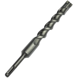 AERZETIX - C49416 - SDS PLUS Concrete Drill Bit - Drill for Concrete/Brick/Stone - for Drills - Diameter 24mm - 260mm - Cylindrical Shank - in Steel Metal - Silver Colour